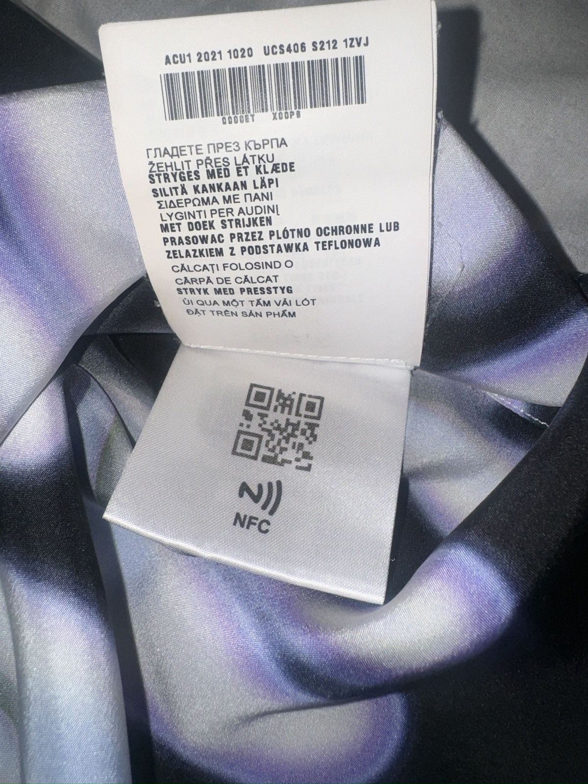 Prada Prada double match box silk shirt white W/ blue flames Size US S / EU 44-46 / 1 - 13 Thumbnail