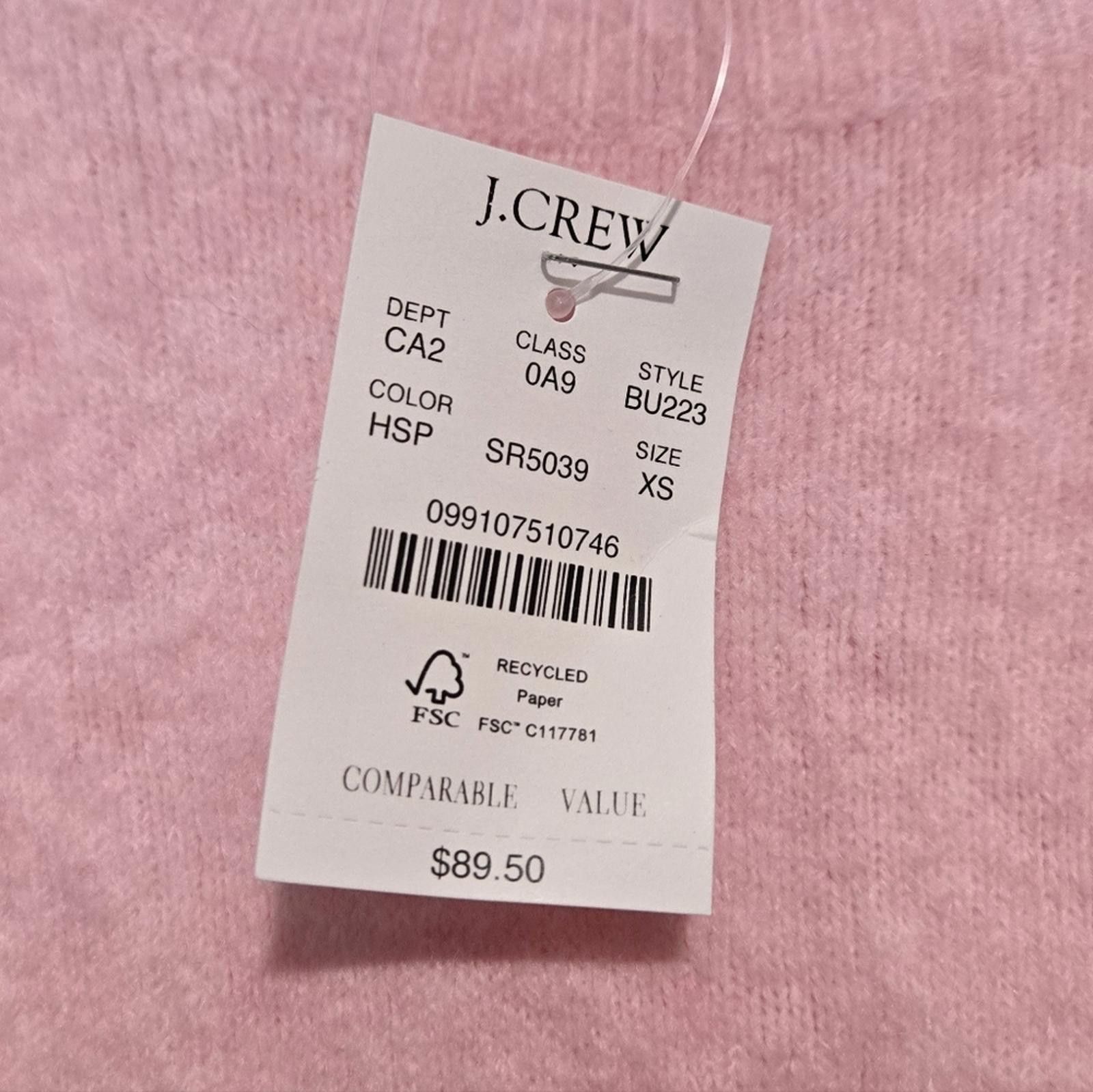 J.Crew J Crew Sweater In Extra Soft Yarn- Light Pink Size XS / US 0-2 / IT 36-38 - 3 Thumbnail