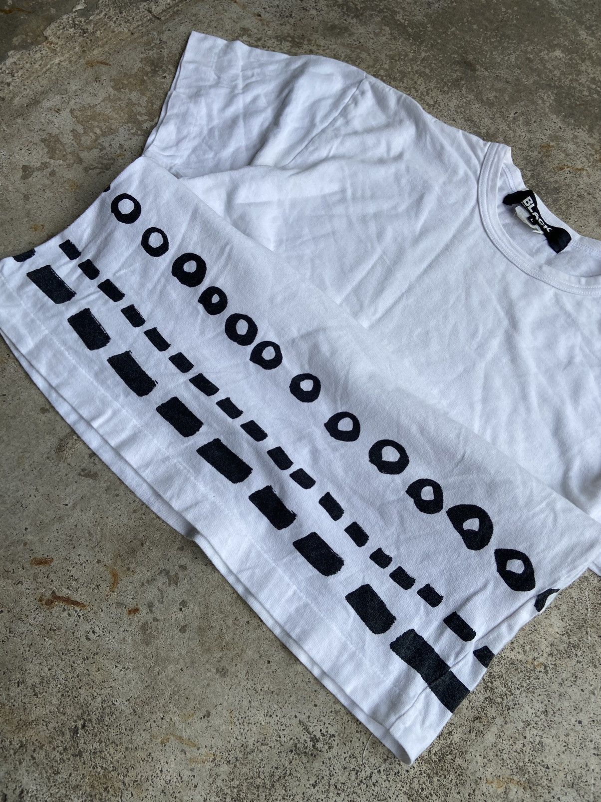 Comme des Garcons Archive AD2009 BLACK Comme des Garcons Circle Motif Shirt Size US L / EU 52-54 / 3 - 3 Thumbnail