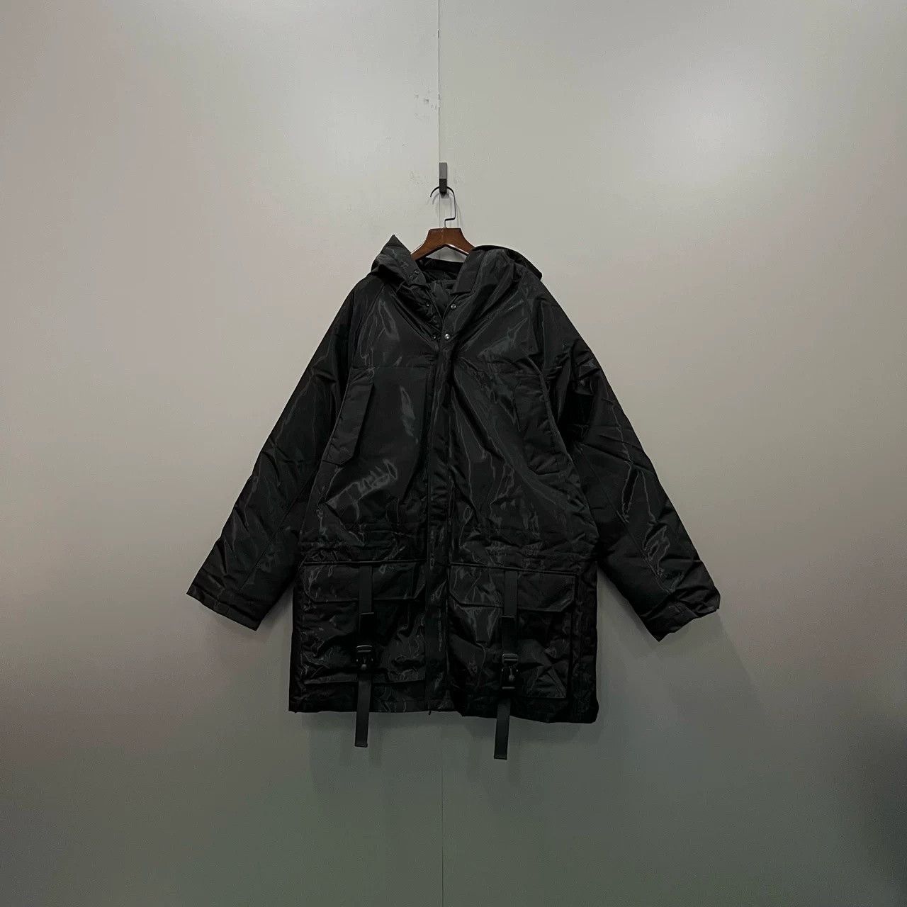 Other Black Reflective Lock Buckle Hooded Down Jacket Size US M / EU 48-50 / 2 - 1 Thumbnail