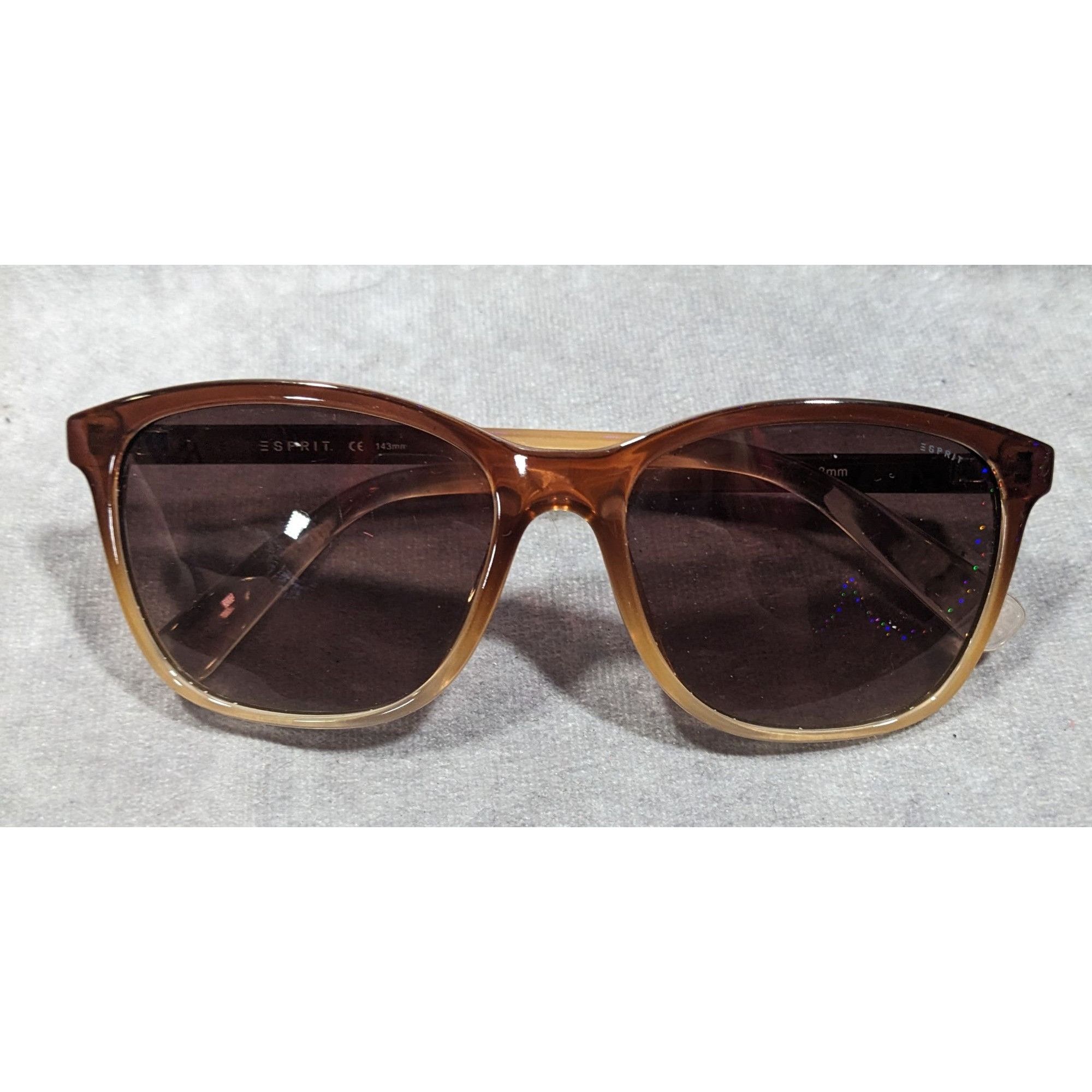 Esprit Esprit Brown Fade Retro Square Casual Sunglasses Size ONE SIZE - 2 Thumbnail