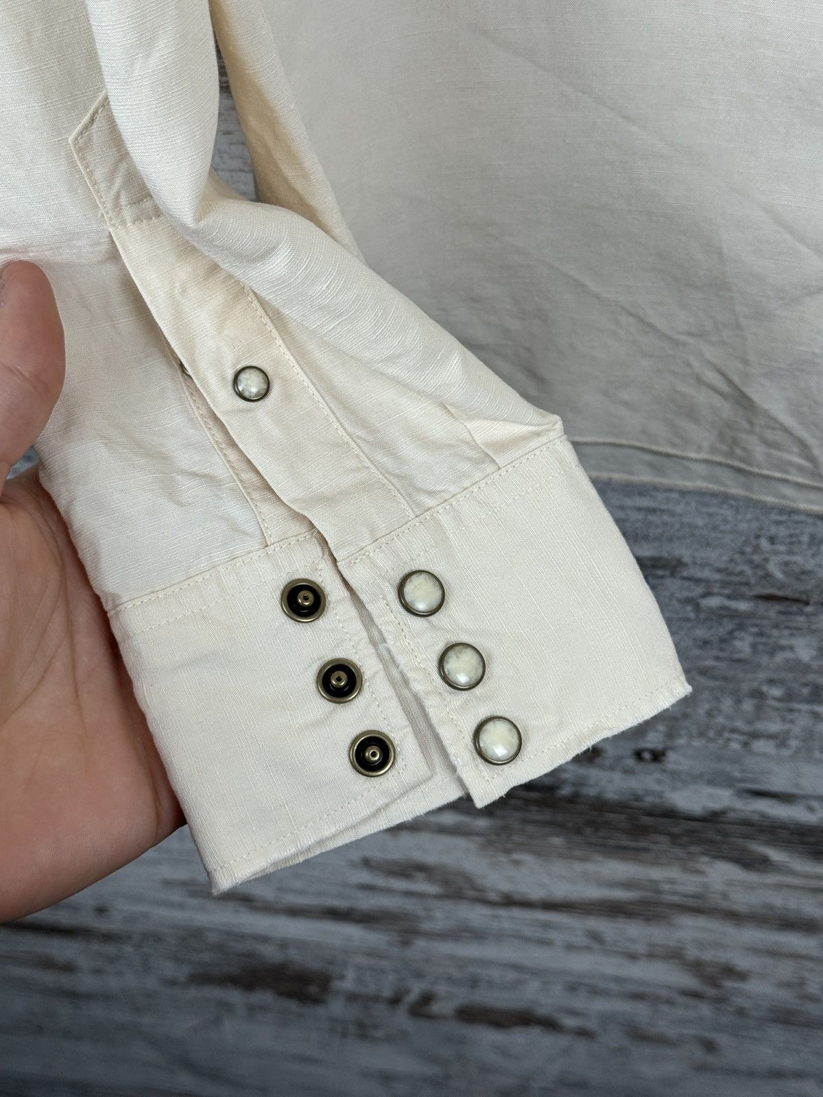 Allsaints Mens AllSaints BITTERWATER LS SHIRT button up pocket luxury Size US M / EU 48-50 / 2 - 7 Thumbnail