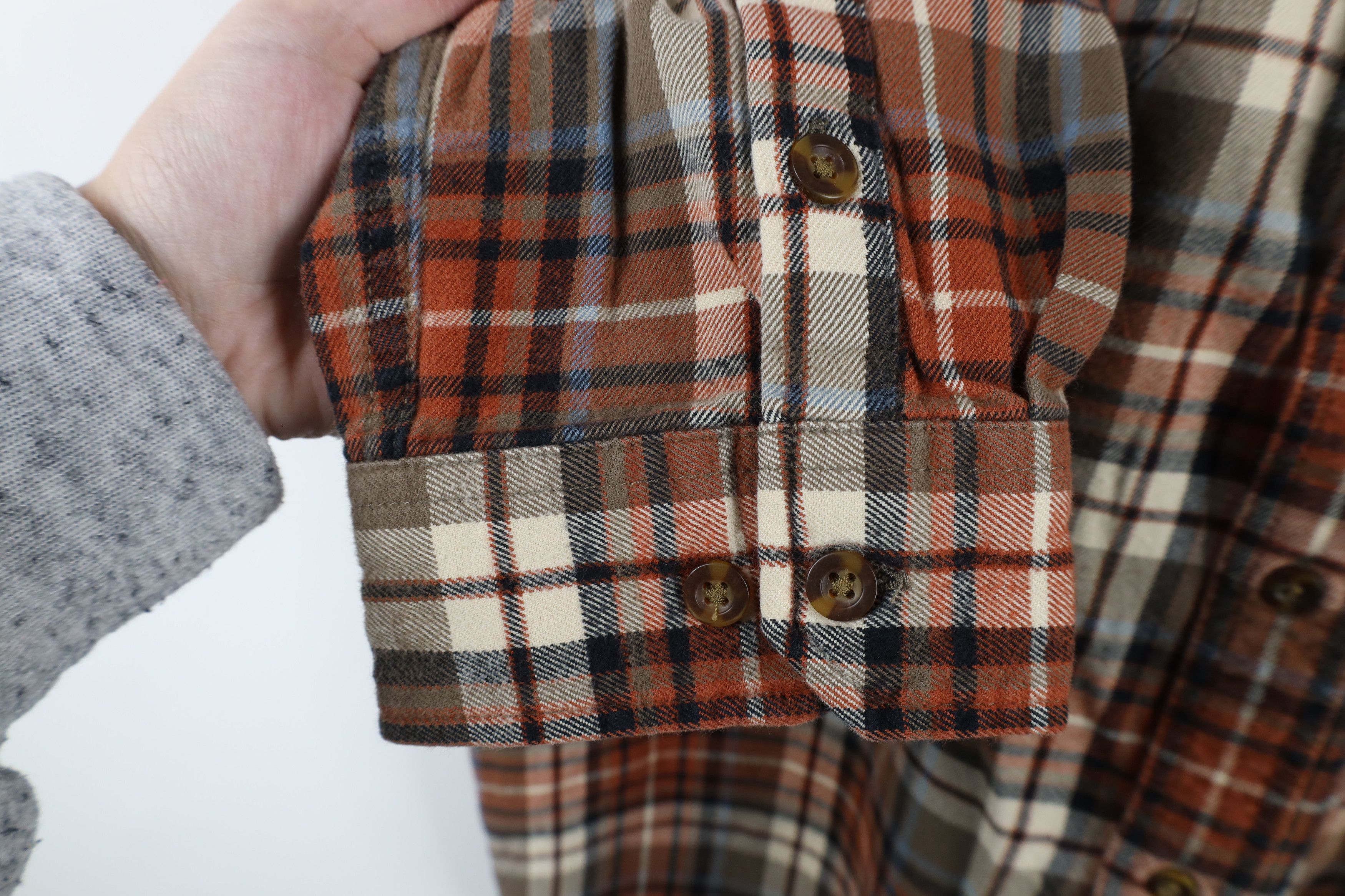 Carhartt × Vintage Vintage Carhartt Relaxed Fit Flannel Button Down Shirt Plaid Size US XXL / EU 58 / 5 - 6 Thumbnail