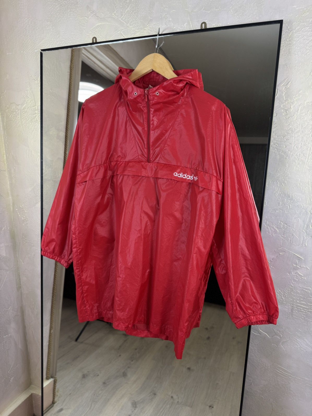 Adidas Vintage Adidas Packable Anorak Convertible Fanny Pack Shell Size US S / EU 44-46 / 1 - 1 Thumbnail