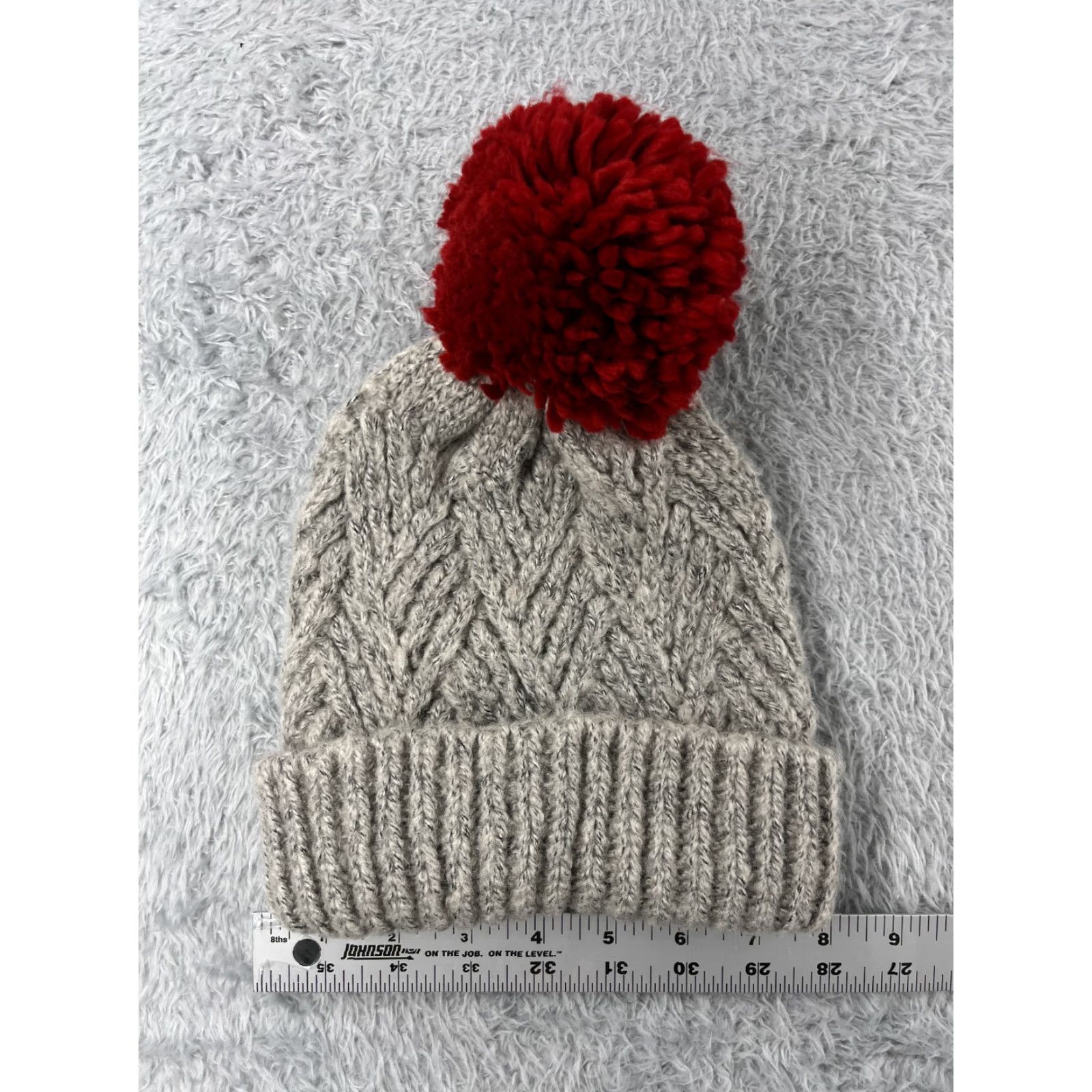 Vintage BeNIEe Toque Womens Beanie Knit Acrylic Polyester Gray One Size Ski Outdoor Adjustable Lightweight Winter Women Size ONE SIZE - 4 Thumbnail