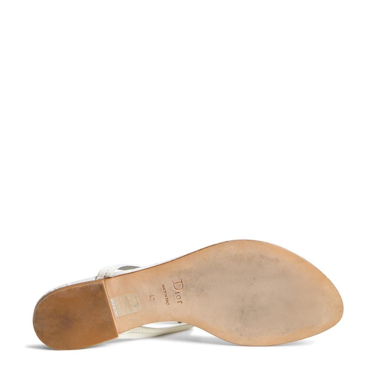 Dior ANTIQUE MONOGRAM SANDALS Size US 10 / IT 40 - 5 Thumbnail