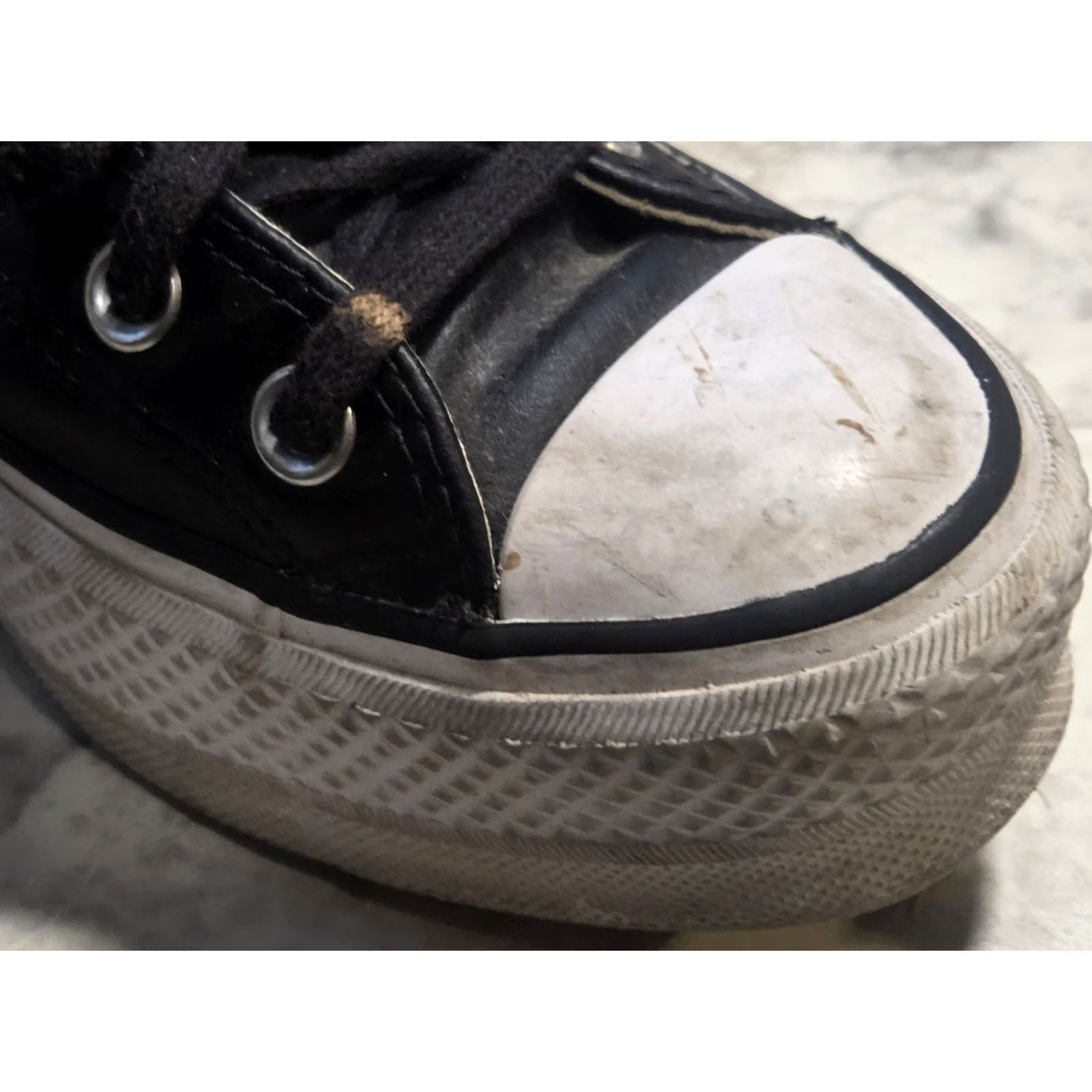 Converse Converse Chuck Taylor All Star Lift Platform Leather High Top Black WM Size 6.5 Size M / US 6-8 / IT 42-44 - 8 Thumbnail
