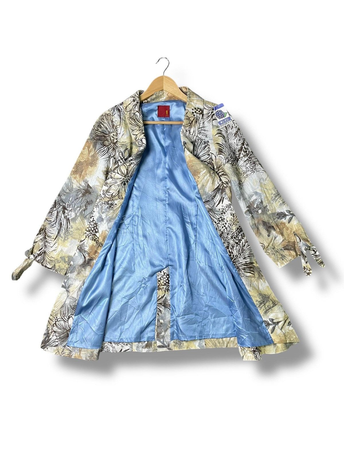 Designer × Japanese Brand × Vintage Vintage Sabena Floral Linen Coat (49) Size XS / US 0-2 / IT 36-38 - 2 Thumbnail