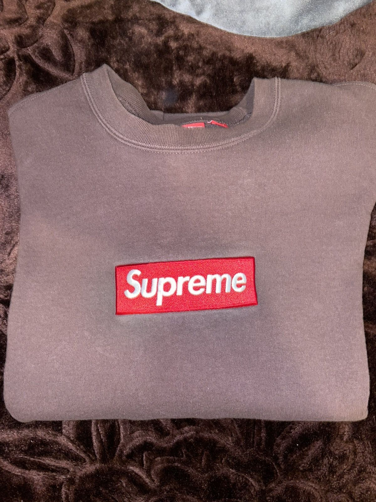 Supreme Supreme Box Logo Crewneck Size US M / EU 48-50 / 2 - 3 Thumbnail