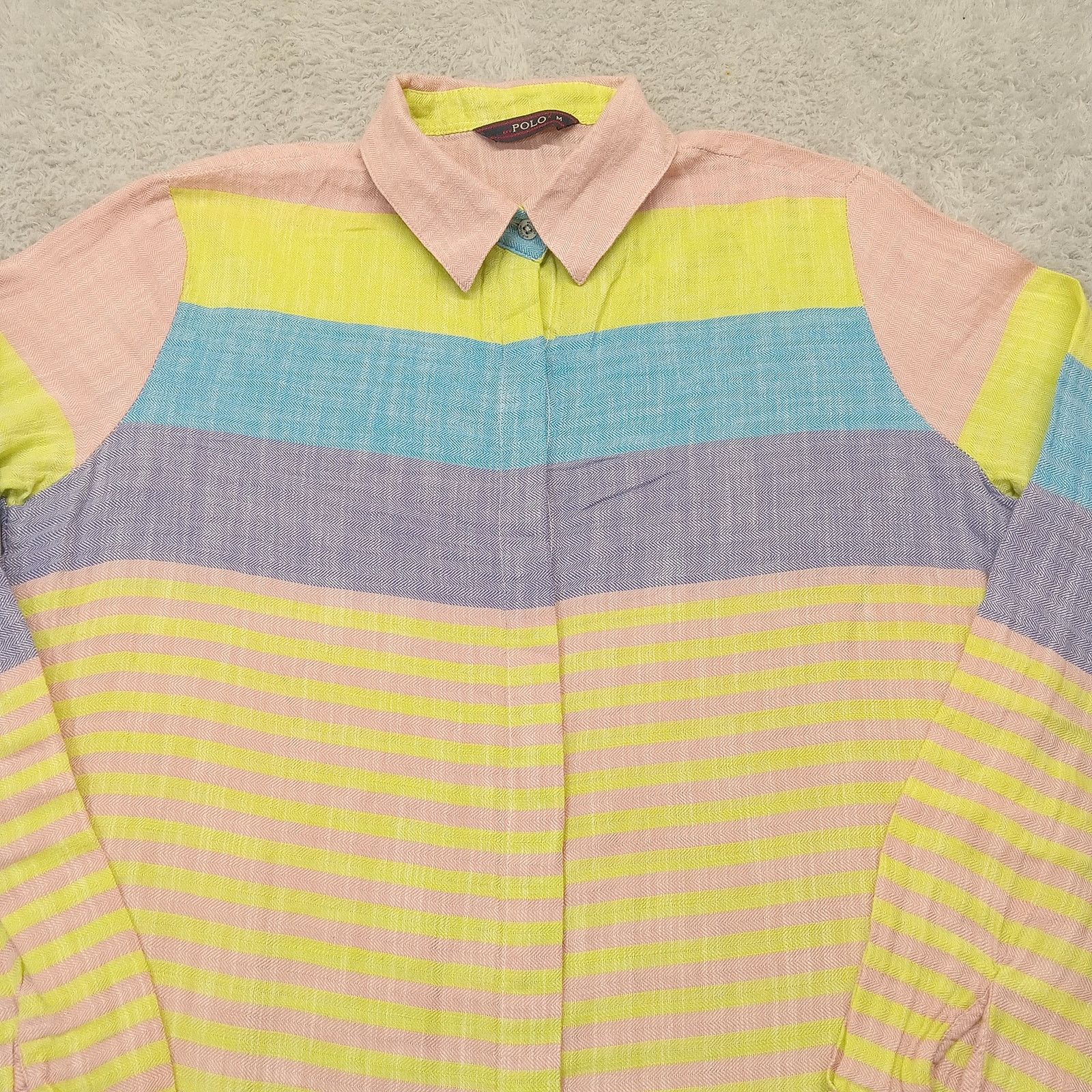 & Other Stories My POLO x Shirt Dress M Long Sleeve Stripe Cotton Size M / US 6-8 / IT 42-44 - 3 Thumbnail
