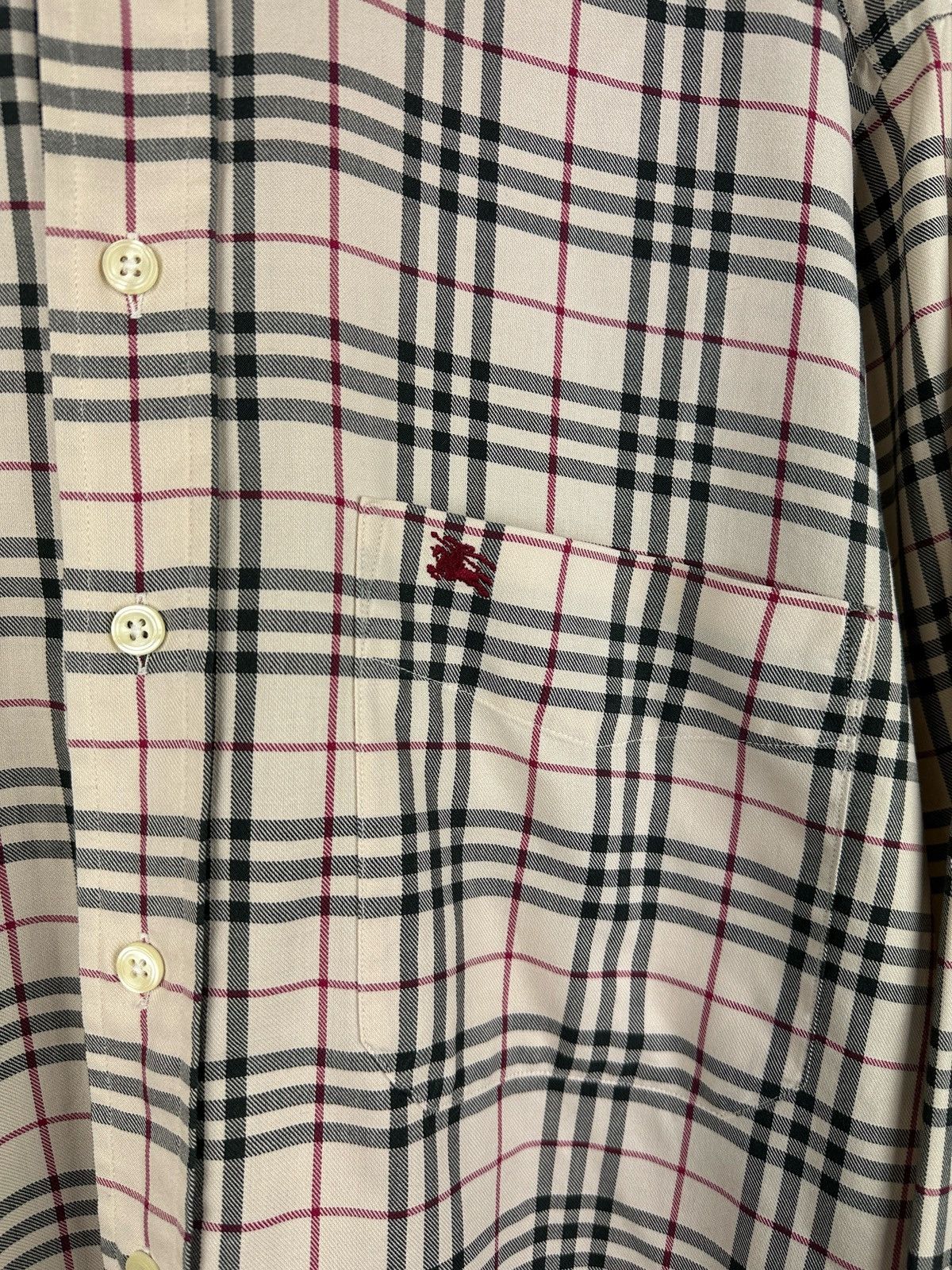 Burberry Vintage Burberry London Shirt Nova Check Long Sleeve Size US M / EU 48-50 / 2 - 7 Thumbnail