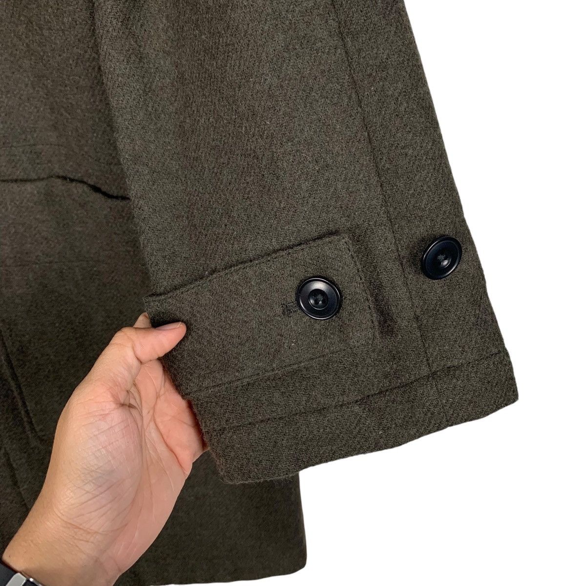 Lemaire × Uniqlo UNIQLO X LEMAIRE Wool Hooded Long Coat Jacket #2119-C93 Size US M / EU 48-50 / 2 - 14 Thumbnail