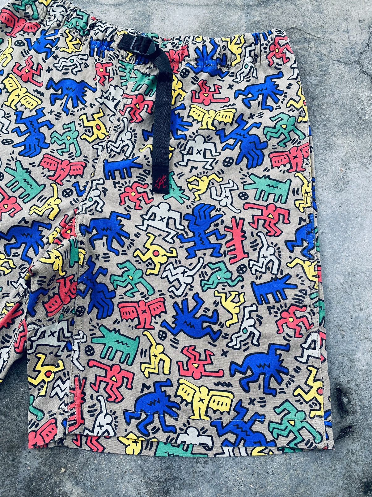 Keith Haring Vintage Y2k Gramicci Keith Haring Pop Art Jorts Pants Size US 30 / EU 46 - 14 Thumbnail