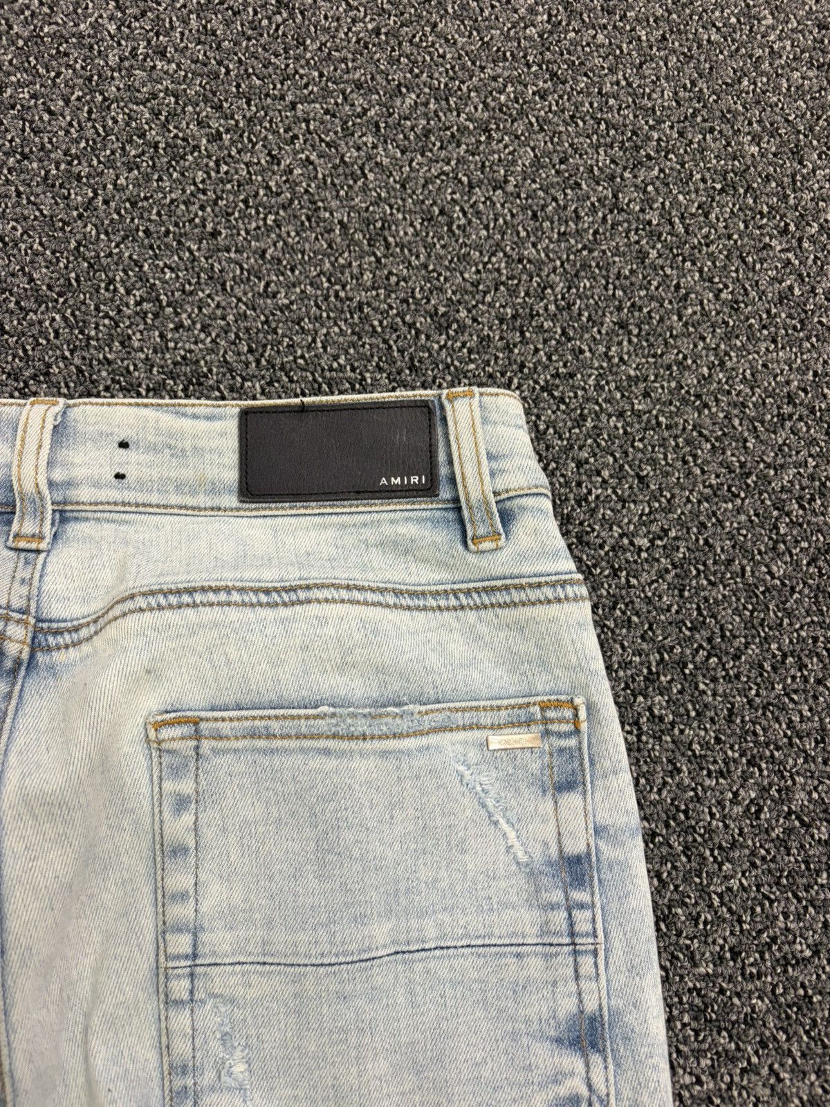 Amiri Amiri Distressed Tie-Dye Jeans Size US 31 - 9 Thumbnail