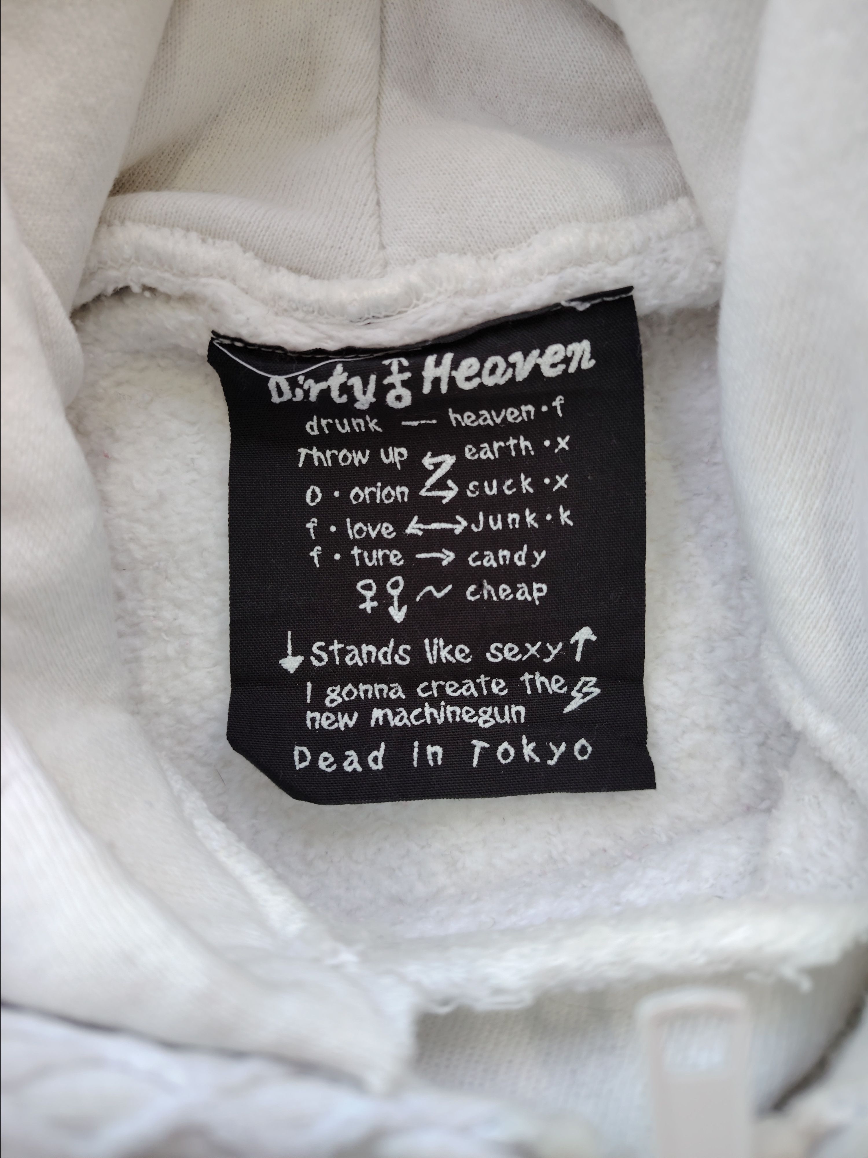 Designer Rare OFF FXXK Dirty Heaven Double Layer Hoodie Size M / US 6-8 / IT 42-44 - 6 Thumbnail