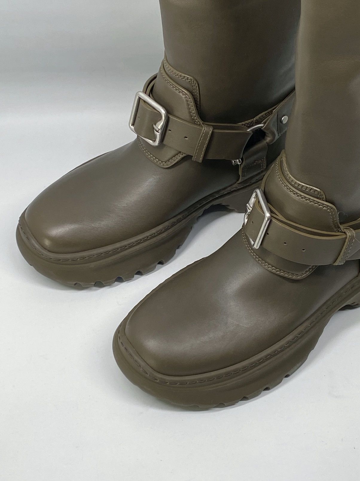 Burberry Burberry Stomp Knee-High Leather Boots size 37 Size US 7 / IT 37 - 3 Thumbnail