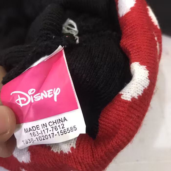 Disney × Mickey Mouse × Vintage Disney Minnie Mouse Spellout Beanie Hat Size ONE SIZE - 6 Thumbnail