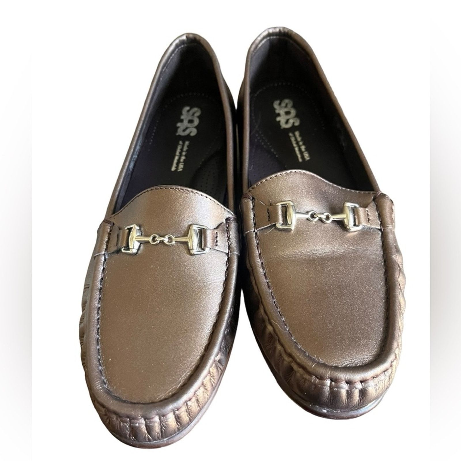 SAS SAS Metro Metallic Loafer Size US 10.5 / IT 40.5 - 3 Thumbnail
