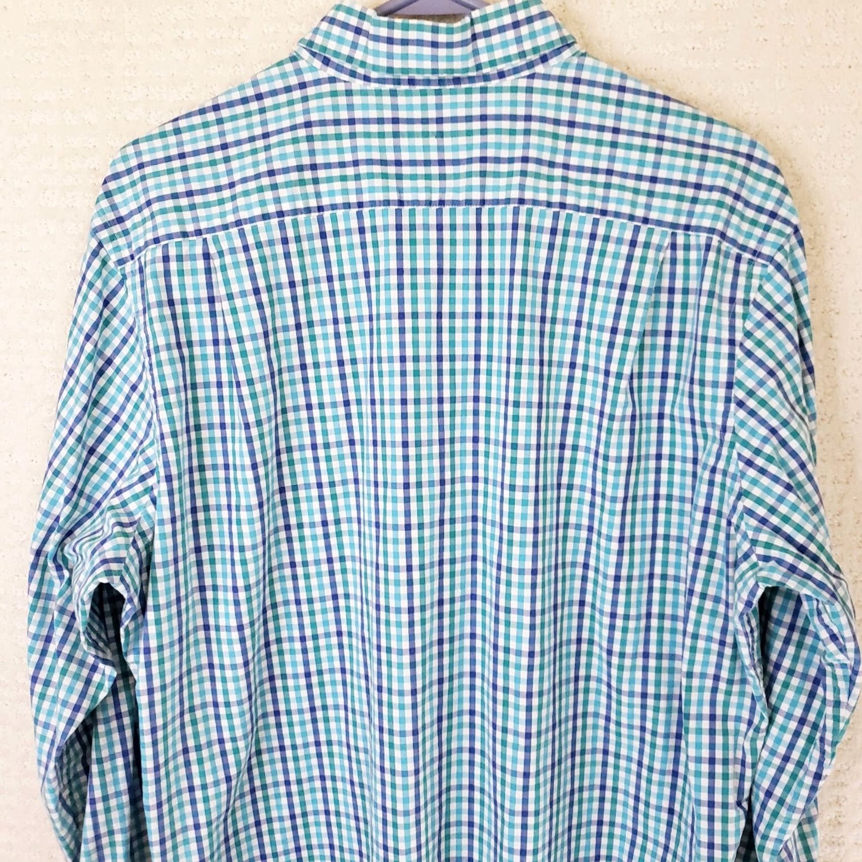 Southern Tide Southern Tide Shirt Men L Blue Green Check Classic Fit Long Sleeve Pocket Size US L / EU 52-54 / 3 - 7 Thumbnail