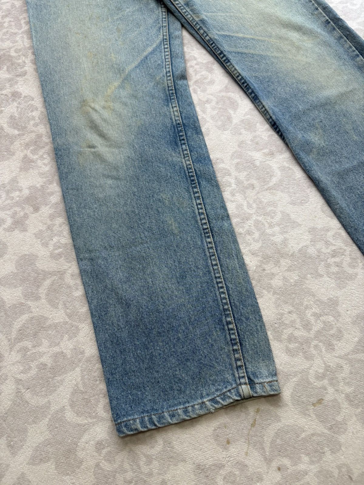 Levi's Vintage Clothing 90’s Levi's 510 Stone Washed/Light Indigo Denim Jeans Size US 32 / EU 48 - 3 Thumbnail