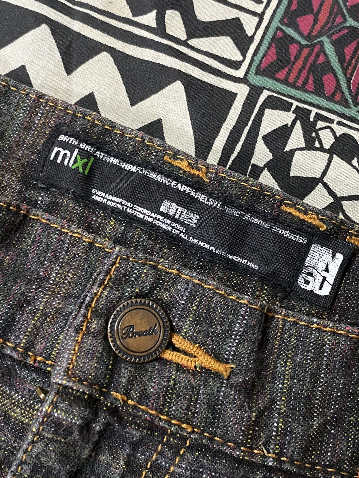 Japanese Brand BreathMINT crayon kapital jeans style Size US 34 / EU 50 - 4 Thumbnail