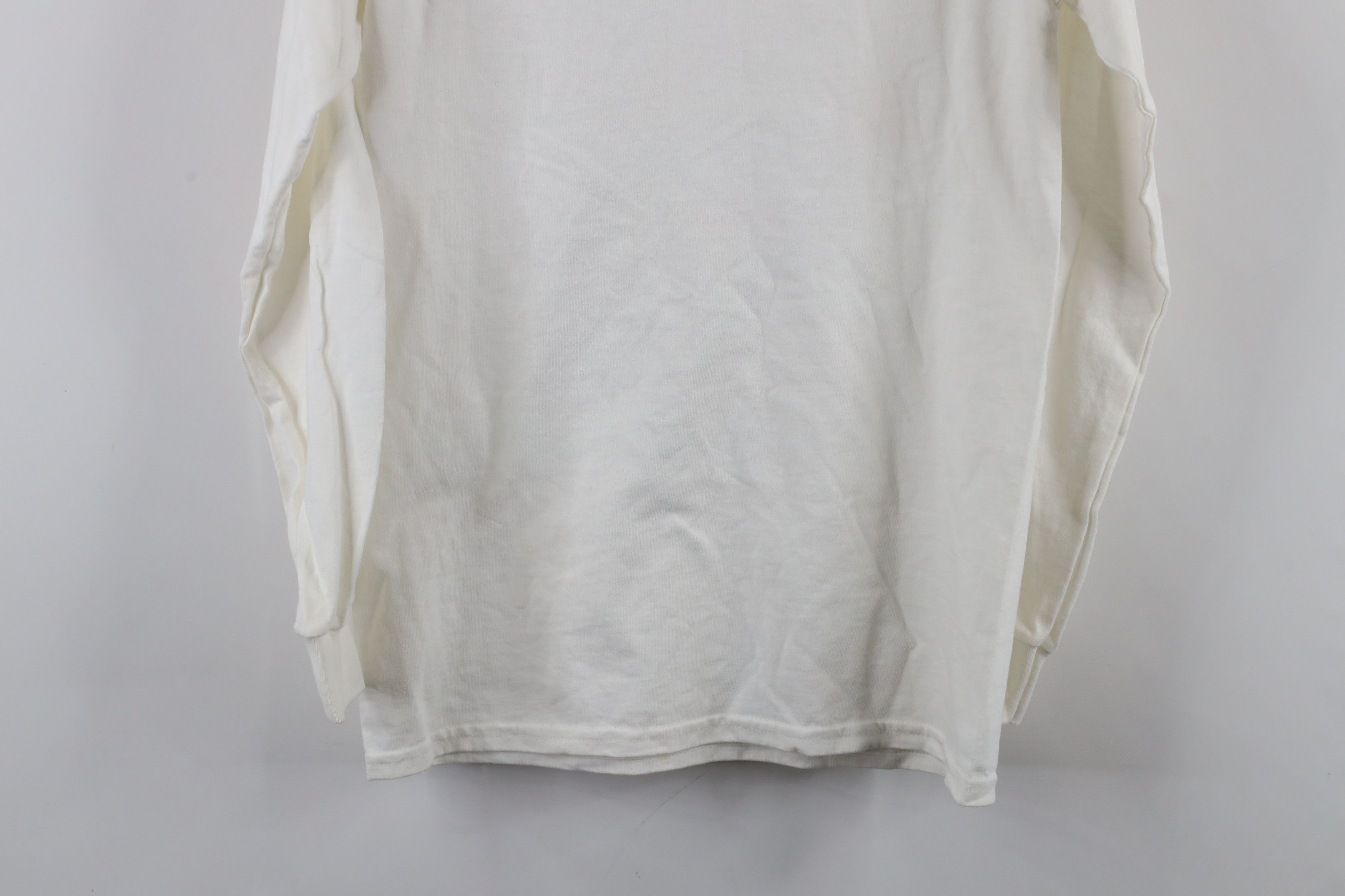 Vintage Deadstock Vintage Y2K Streetwear Long Sleeve T-Shirt White Size US S / EU 44-46 / 1 - 13 Thumbnail