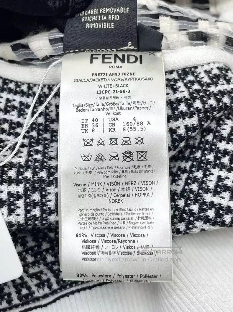 Fendi Fendi Fur Patchwork Jacket Size XS / US 0-2 / IT 36-38 - 7 Thumbnail