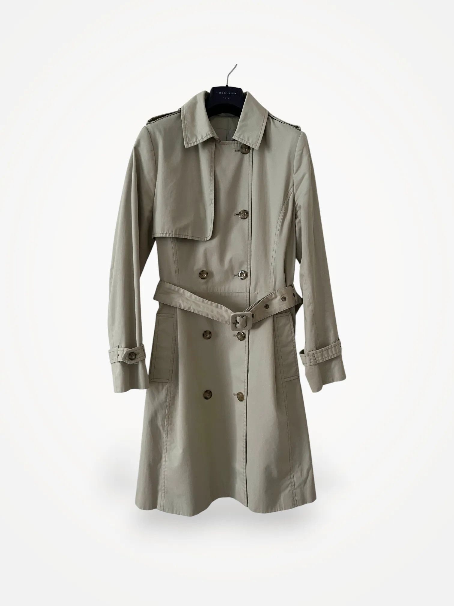Tiger of Sweden Tiger of Sweden Trenchcoat Size S / US 4 / IT 40 - 1 Thumbnail