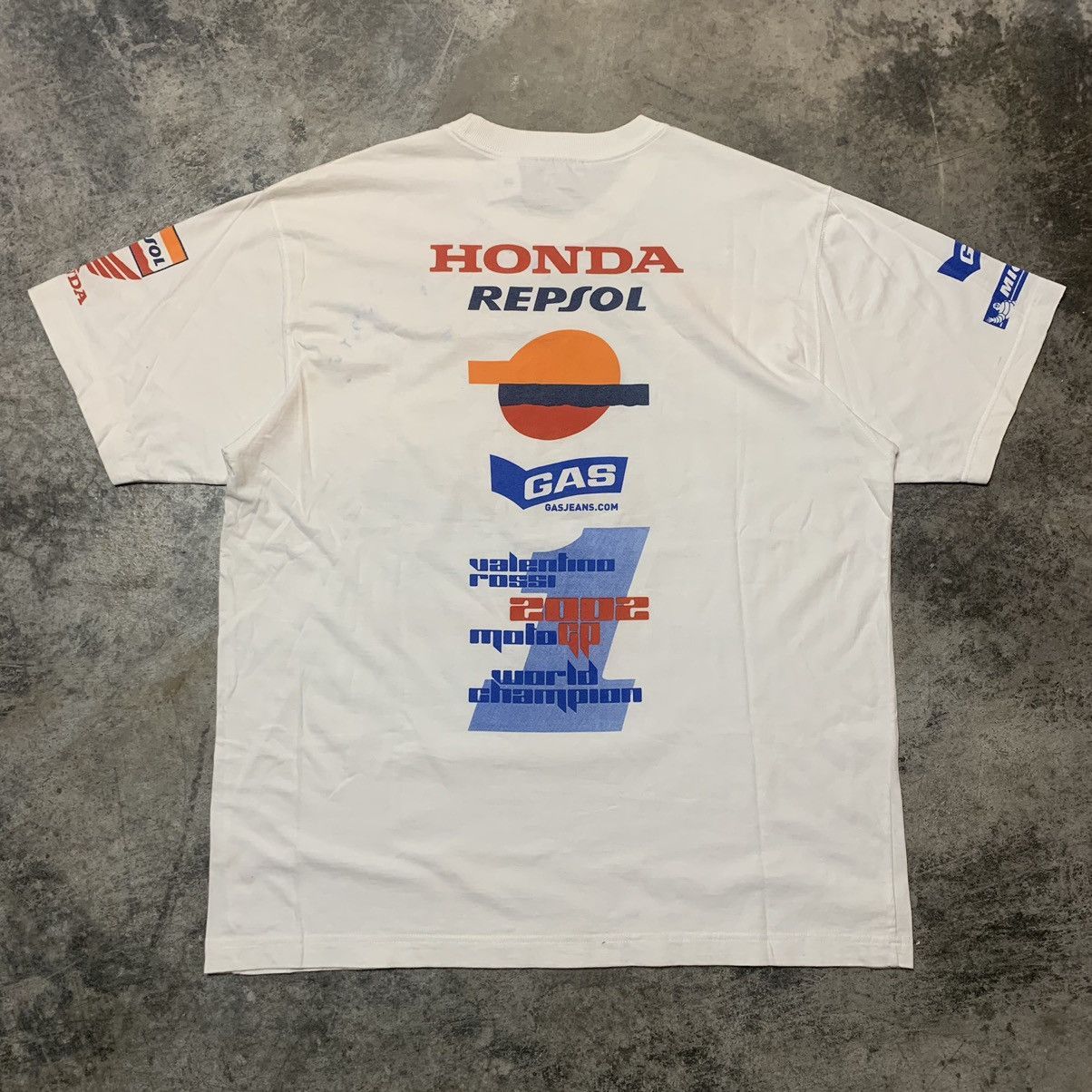 Honda Vintage Valentino Rossi 2002 World Champions Tee Shirt Size US L / EU 52-54 / 3 - 2 Thumbnail