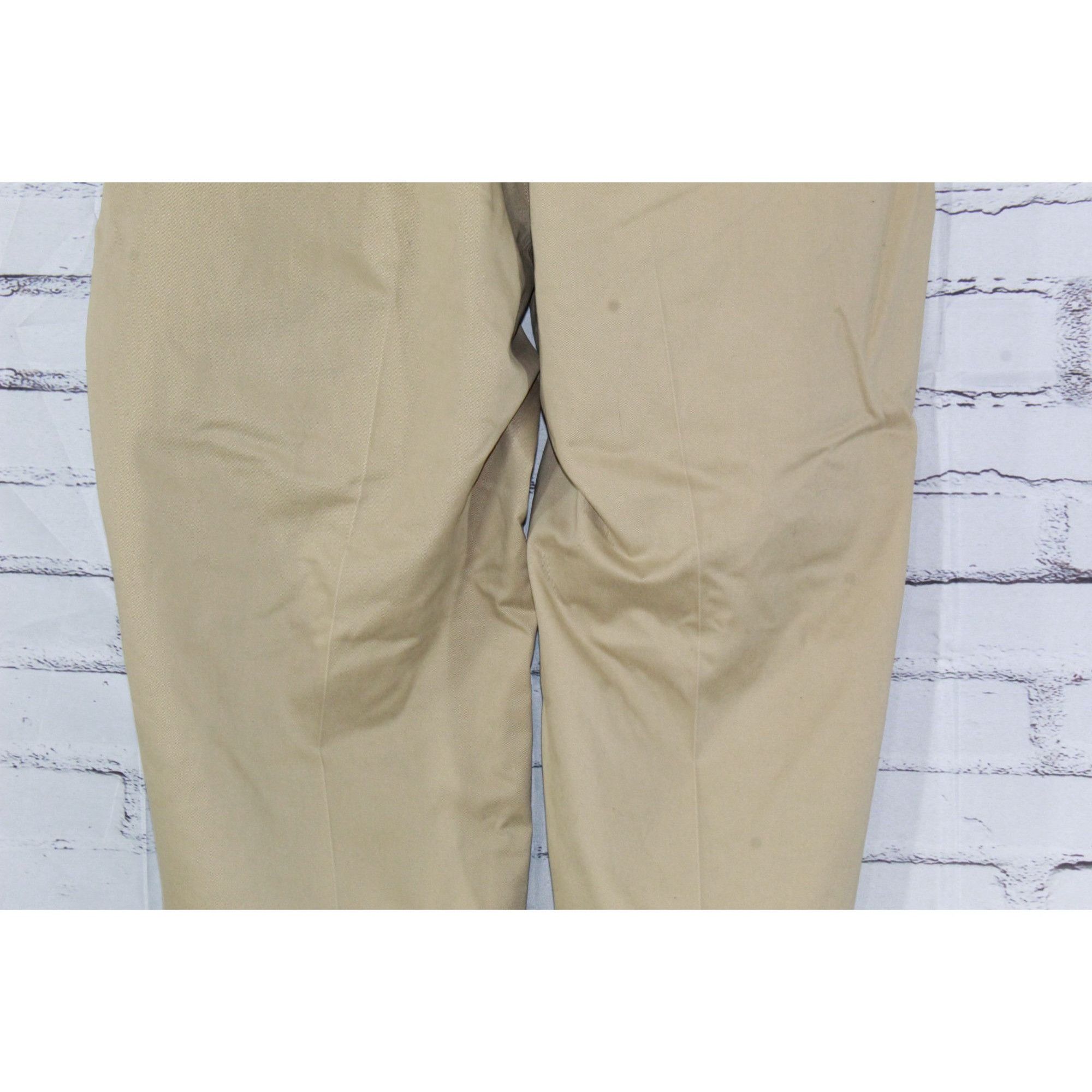 L.L. Bean LL Bean Men Wrinkle Free Chinos Hidden Comfort Khaki Dress Size US 44 / EU 60 - 5 Thumbnail