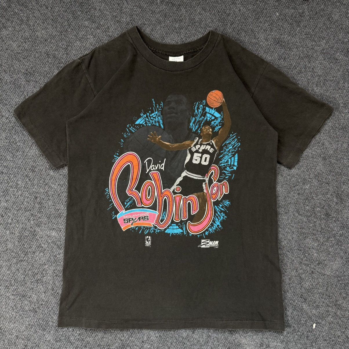Vintage 1991 David Robinson San Antonio Spurs T-Shirt