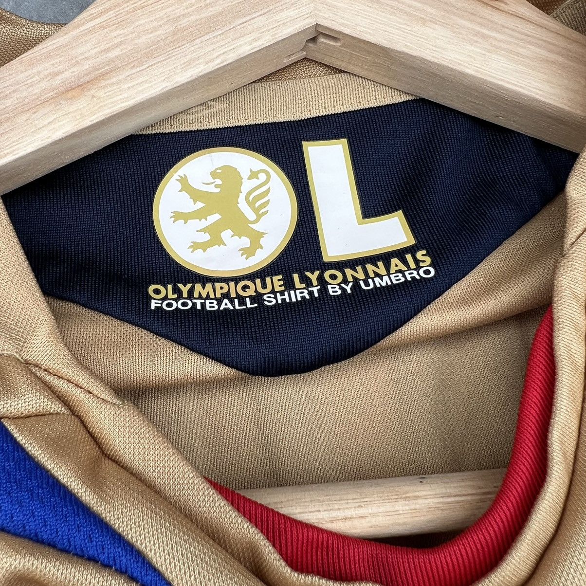 Vintage 2007-08 OLYMPIQUE LYONNAIS AWAY JERSEY (#10 BENZEMA Size US M / EU 48-50 / 2 - 10 Thumbnail