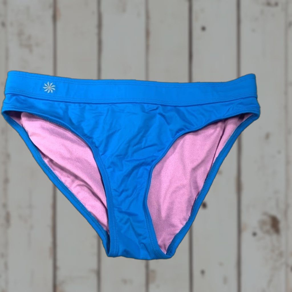 Athleta Athleta Bikini Bottom M Blue Women Regular Medium Bikini Bottom Women Blue Athleta M Size 32" / US 10 / IT 46 - 1 Thumbnail