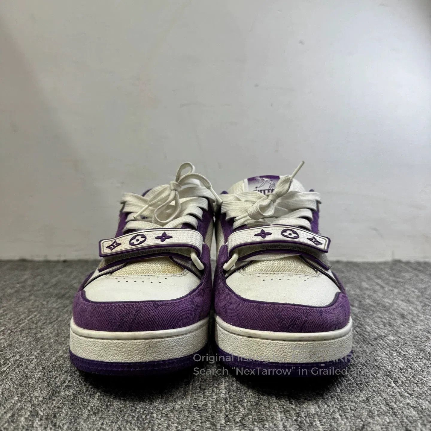 Louis Vuitton Purple High-Top Sneakers Size 7.5. Size US 7.5 / EU 40-41 - 2 Thumbnail