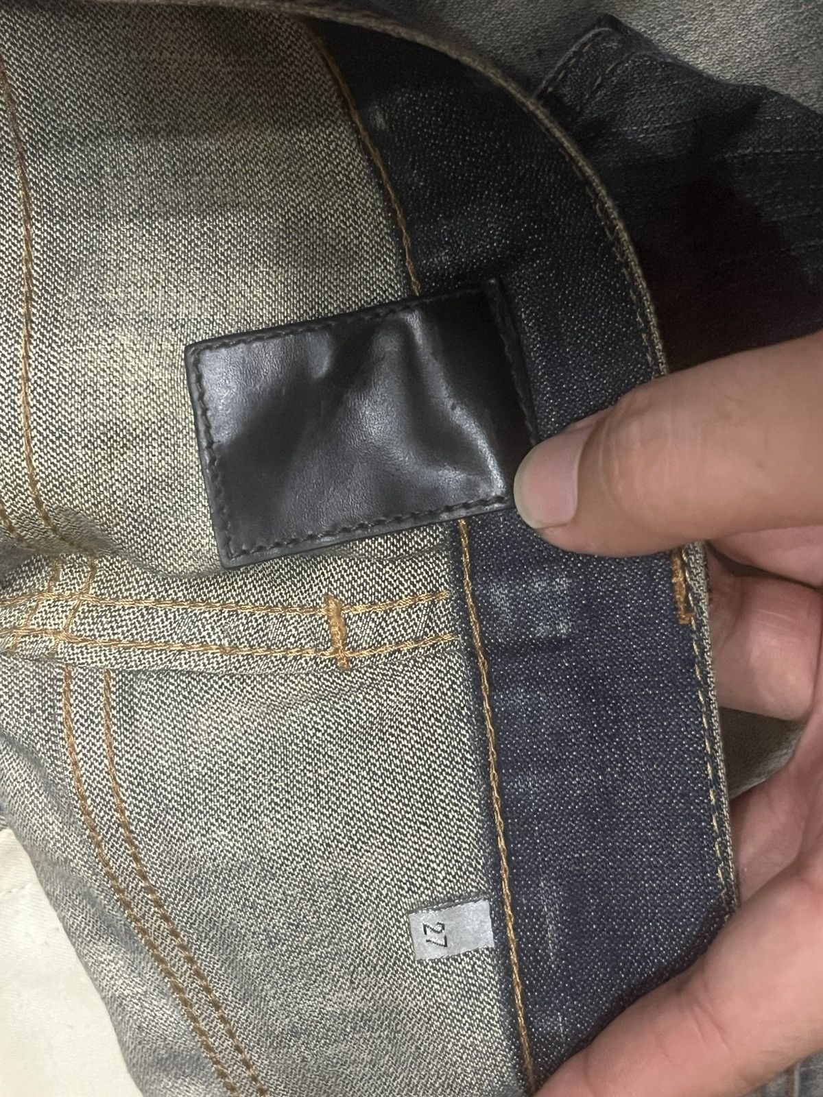 Dior Christian Dior Homme Distressed Mud Washed Jeans Size US 27 - 18 Thumbnail