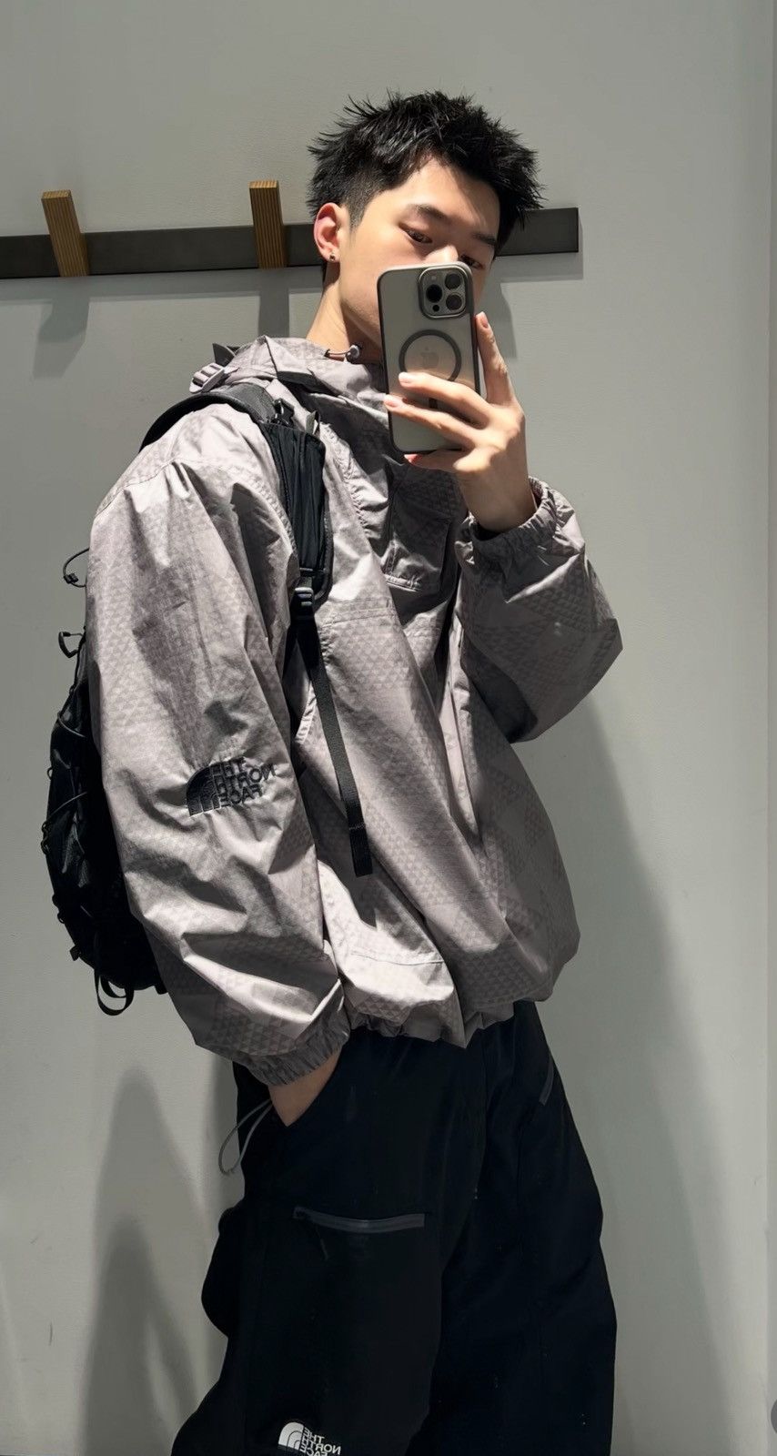 The North Face Urban Exploration PRINTED RAIN ANORAK JACKET Size US M / EU 48-50 / 2 - 6 Thumbnail