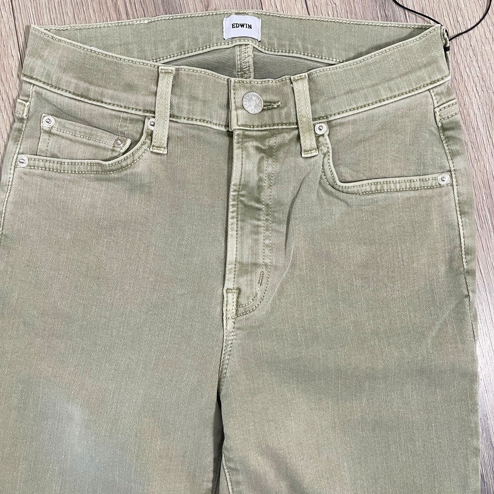 Edwin Edwin Bree Hi Waist Skinny Ankle Jeans Sage - Size 25 - $168 Size 25" / US 0 / IT 36 - 7 Thumbnail