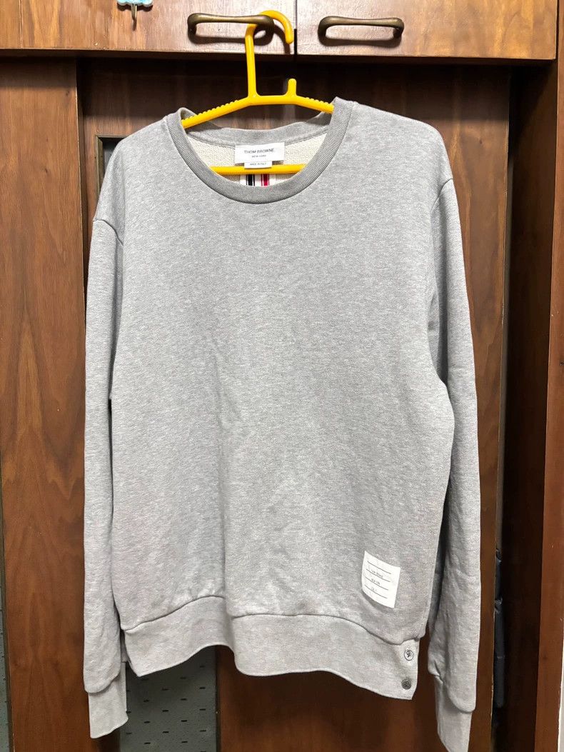 Thom Browne Thom Browne Grey hoodie Size US L / EU 52-54 / 3 - 1 Thumbnail