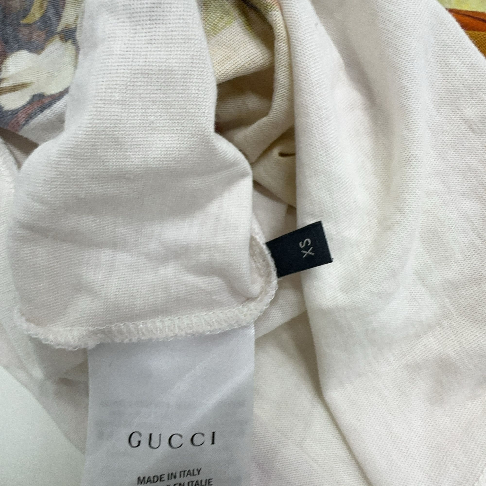 Gucci Gucci Pattern Printed Round Neck TShirt-2506 Size US XS / EU 42 / 0 - 5 Thumbnail