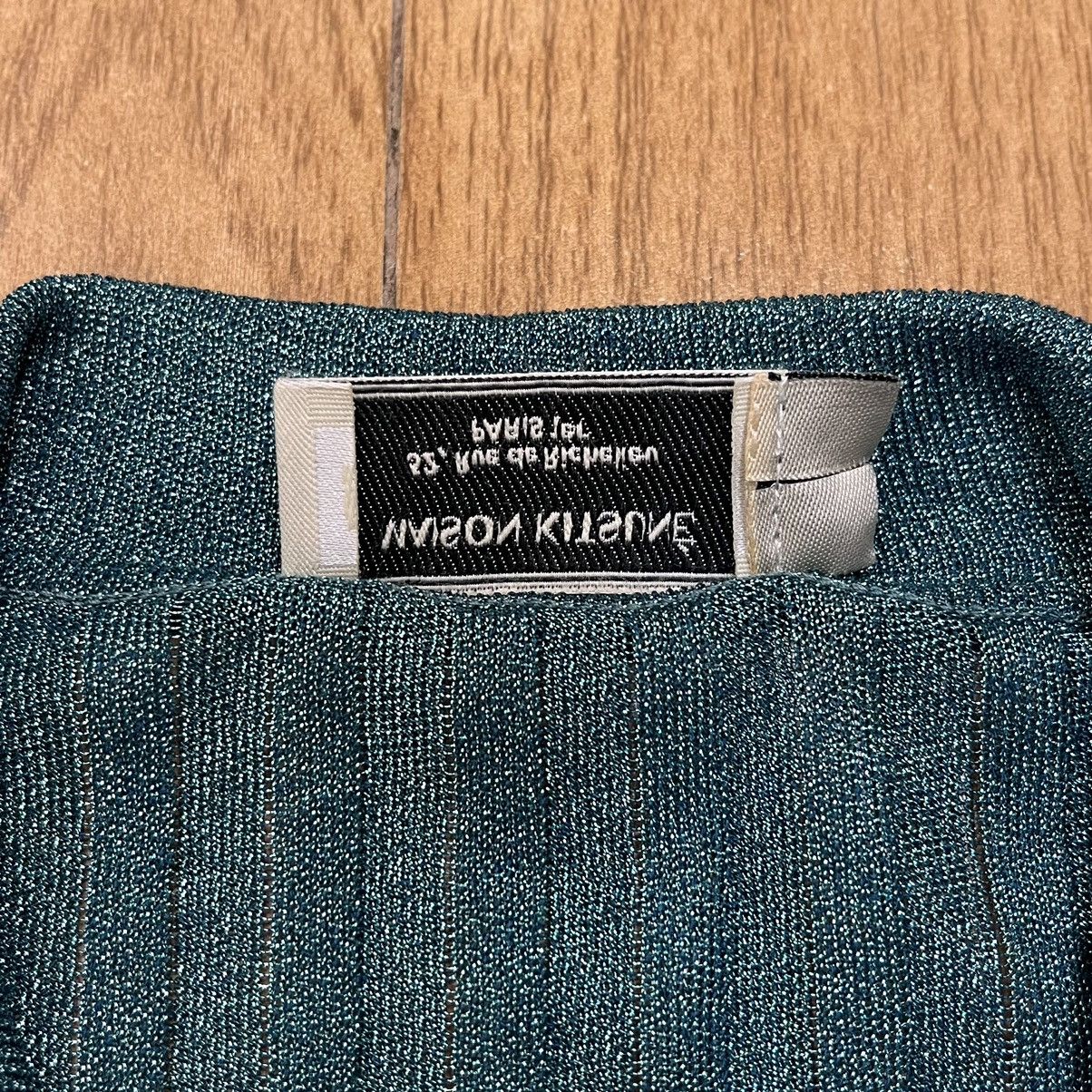 Maison Kitsune Maison Kitsune Short Sleeve Lame Knit Tops Size M / US 6-8 / IT 42-44 - 10 Thumbnail