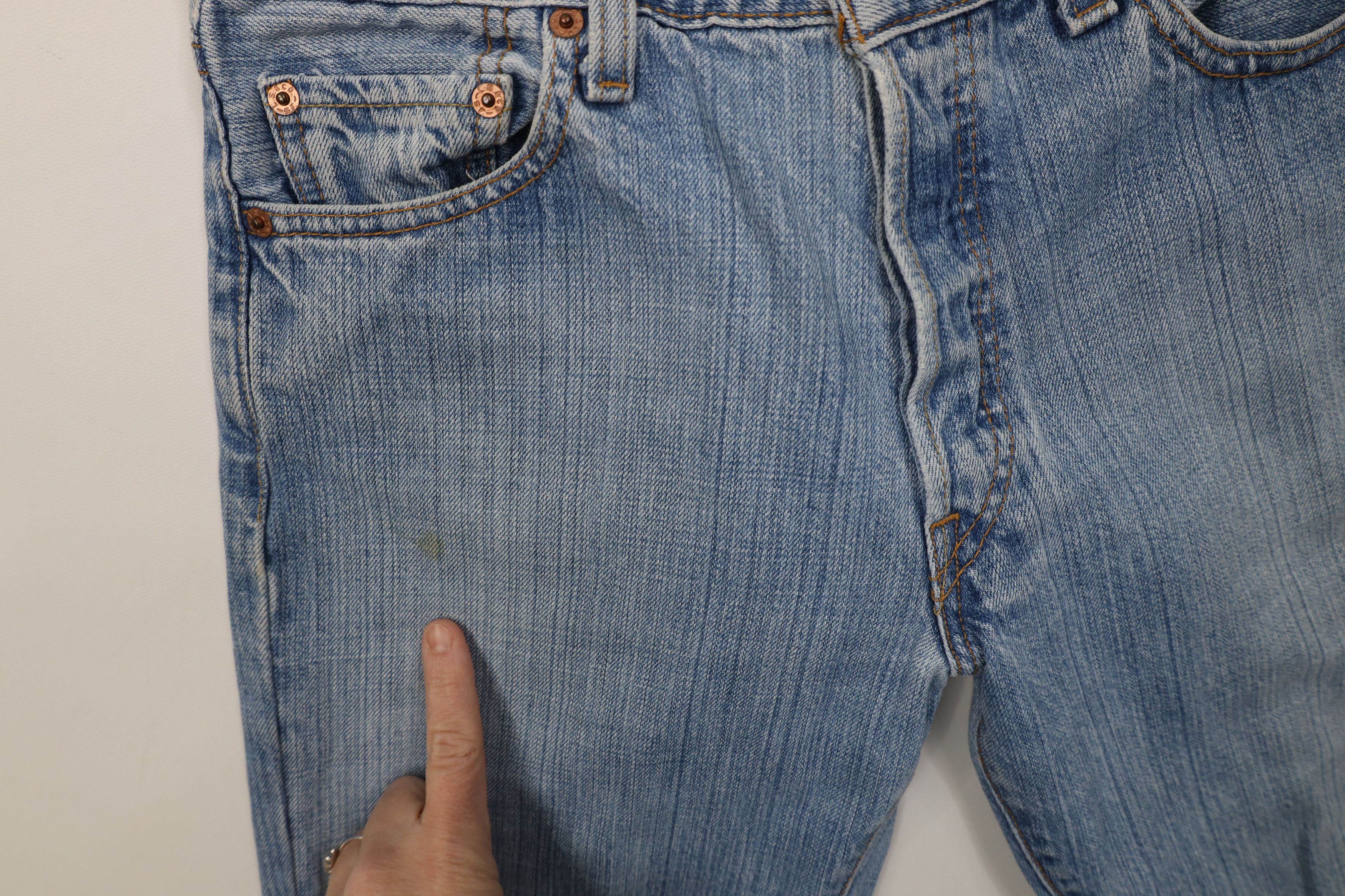 Levi's Vintage 90s Levis 501xx Button Fly Original Fit Jeans Blue Size US 30 / EU 46 - 6 Thumbnail