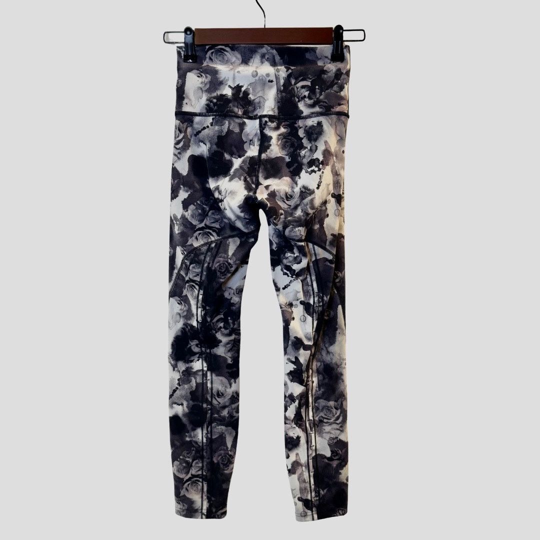 Lululemon Lululemon Women’s Floral Leggings Size 4 Size 27" / US 4 / IT 40 - 2 Thumbnail