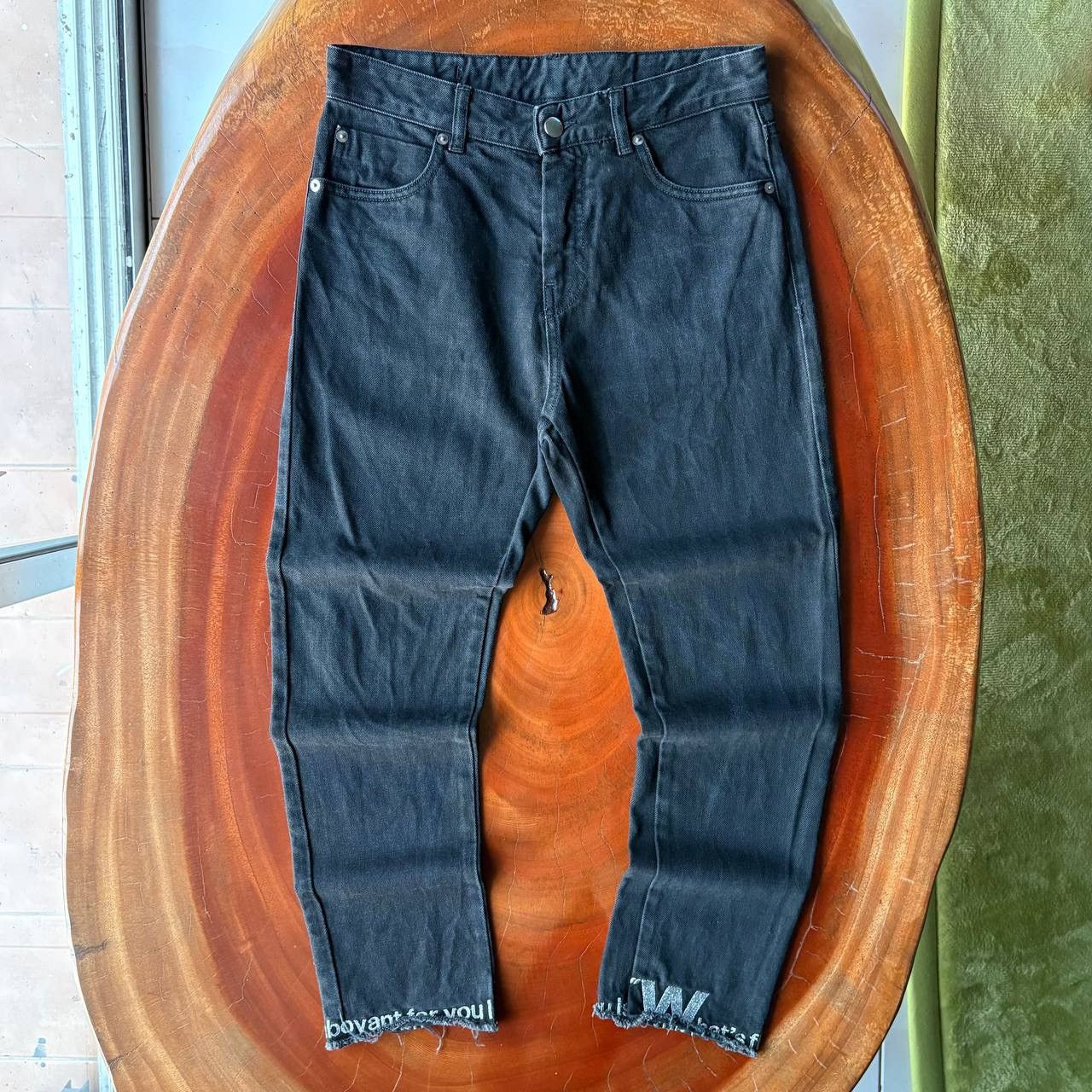 Maison Margiela Maison Martin Margiela Paris MM6 Black Denim Jeans Size US 29 - 1 Thumbnail