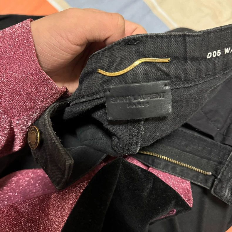 Saint Laurent Paris saint Laurent parisD05 Basic Black Jeans 2503-Nextarrow Size US 26 / EU 42 - 4 Thumbnail