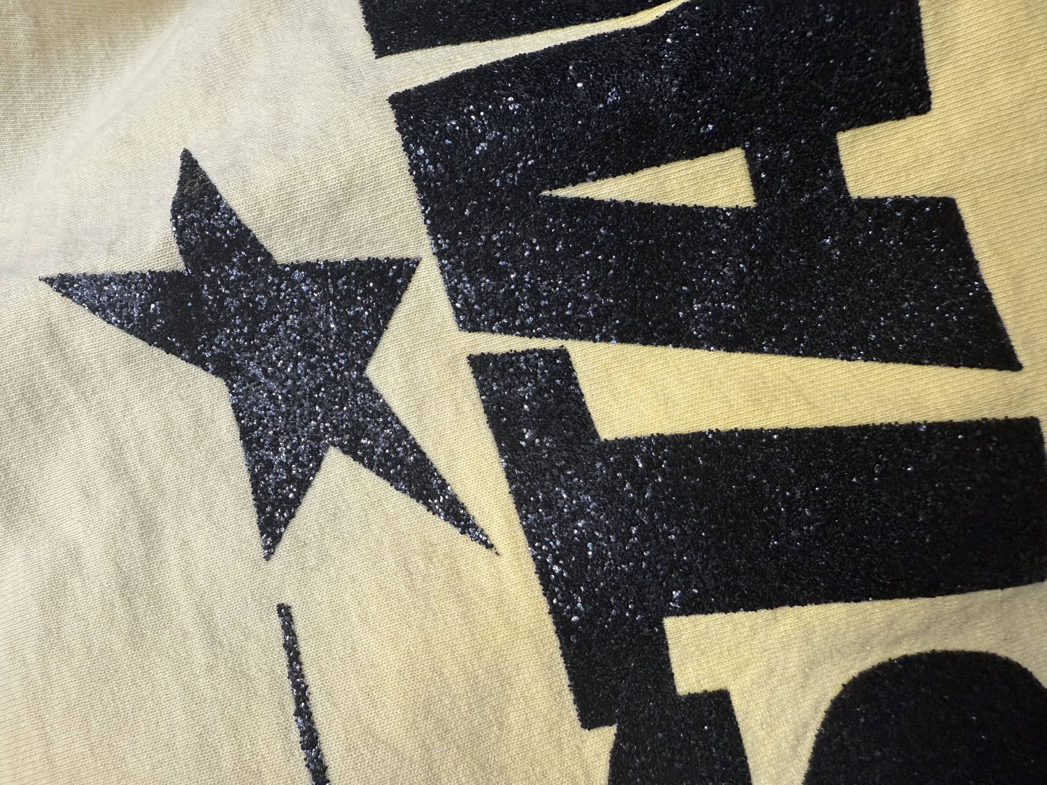 HELLSTAR Classic Black Glitter Logo T-Shirt Size US L / EU 52-54 / 3 - 5 Thumbnail