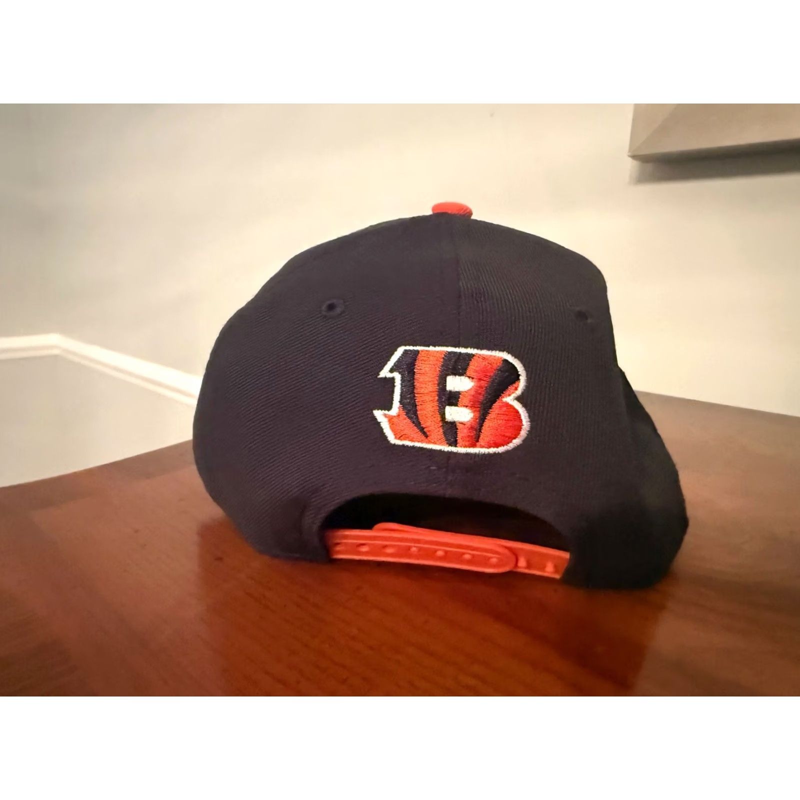 New Era Cincinnati Bengals New Era 9FORTY Adjustable Hat Snapback Black/Orange - Unisex Adults, One Size, Baseball Cap Size ONE SIZE - 3 Thumbnail