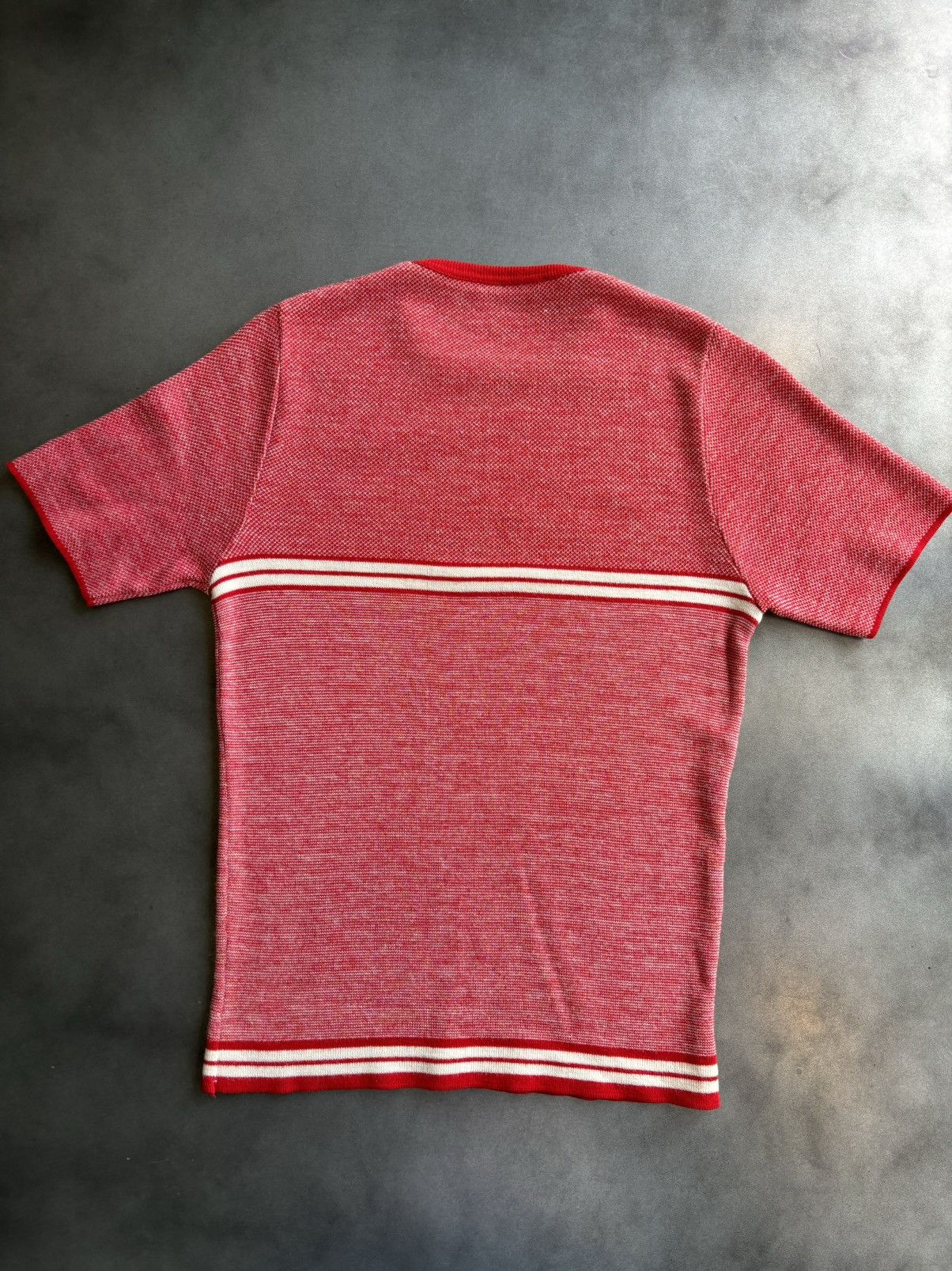 Other × Vintage 70s Vintage Knit Tee Tight Neck Compression Baby Ringer XS Size US XS / EU 42 / 0 - 3 Thumbnail