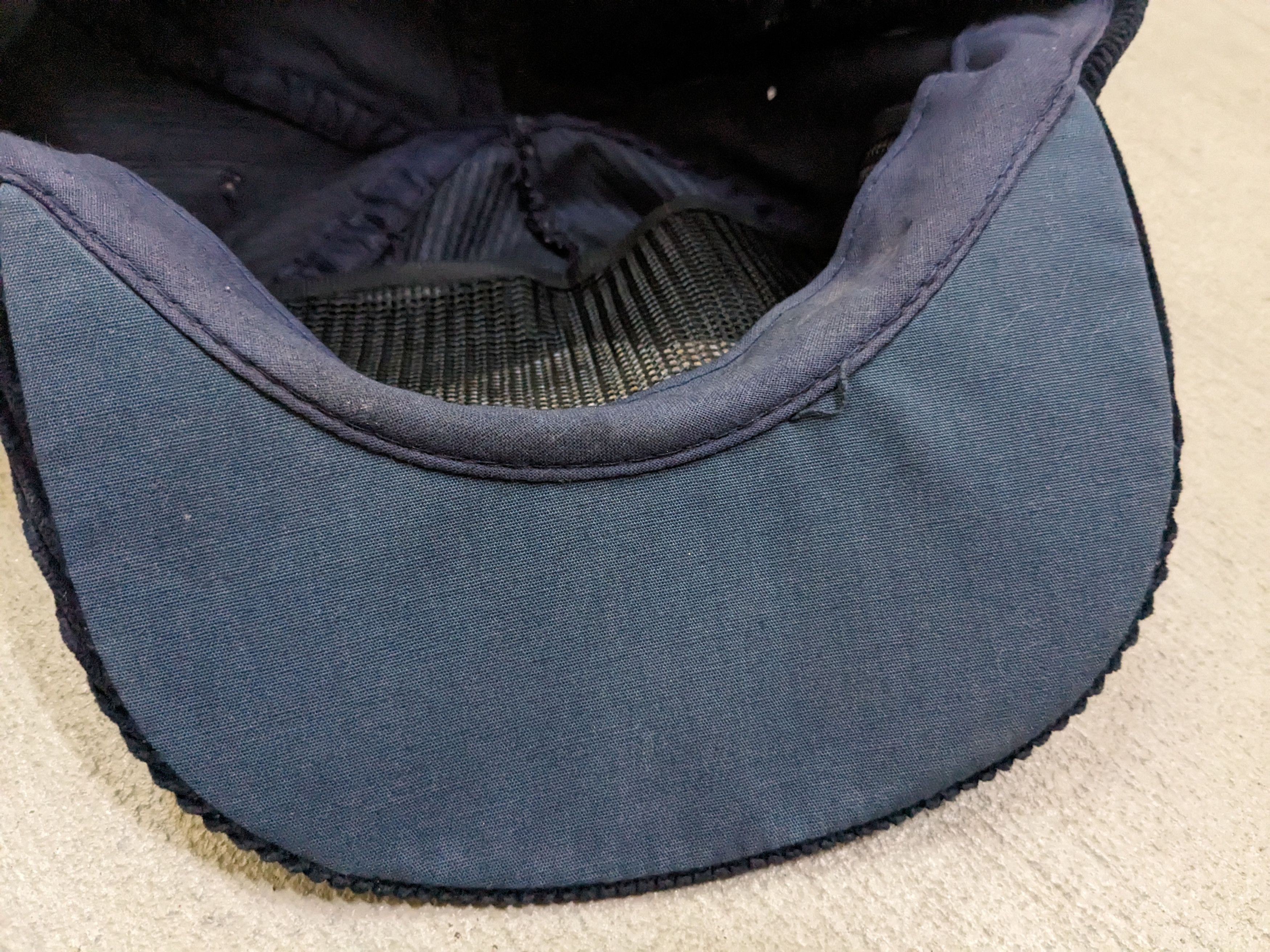 Vintage Vintage Ghirardelli Hat Corduroy Navy Blue USA Cap Size ONE SIZE - 11 Thumbnail