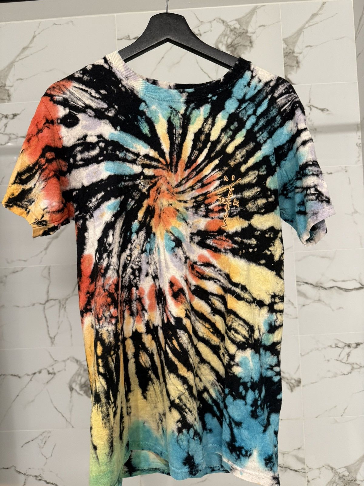 Travis Scott TRAVIS SCOTT ‘HIGHEST IN THE ROOM’ T-SHIRT TIE DYE SIZE S!🎨 Size US S / EU 44-46 / 1 - 1 Thumbnail