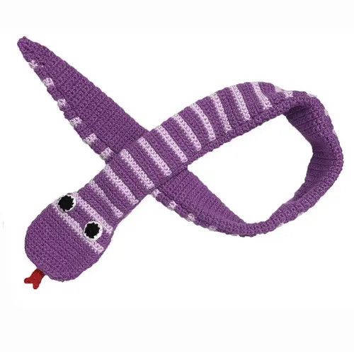 Designer Funny snakes 🐍 scarf Size ONE SIZE - 2 Thumbnail